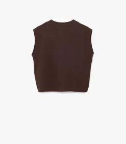 Koton Knit Vest brown Best