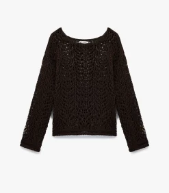 Koton Lacy Sweater brown Clearance