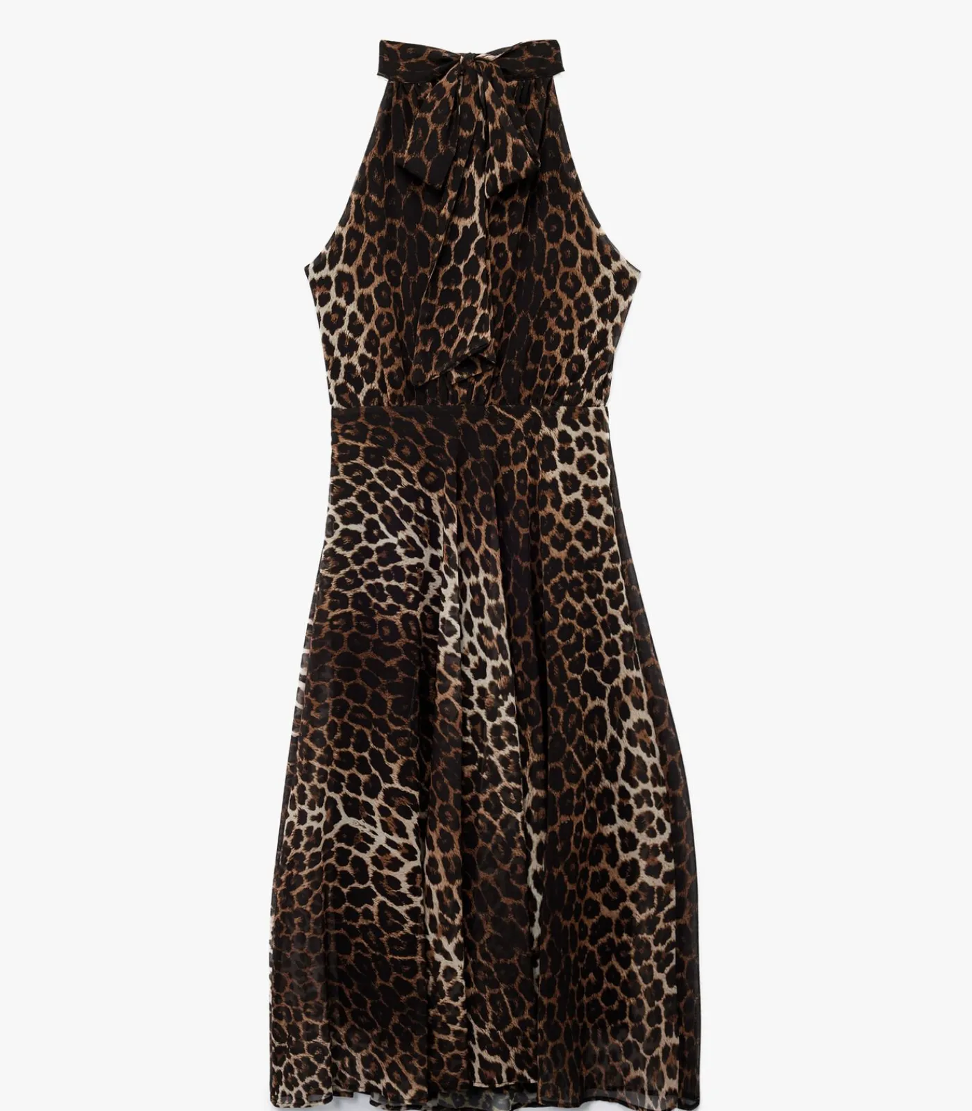 Koton Leopard Printed Dress beige Sale