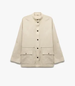Koton Linen Jacket beige Discount
