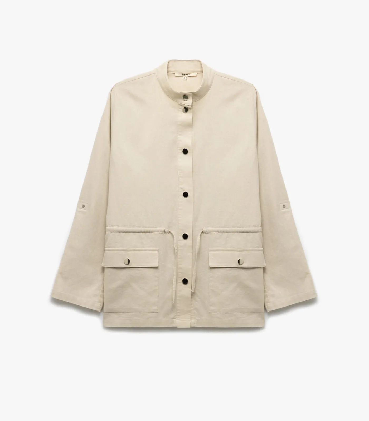 Koton Linen Jacket beige Discount
