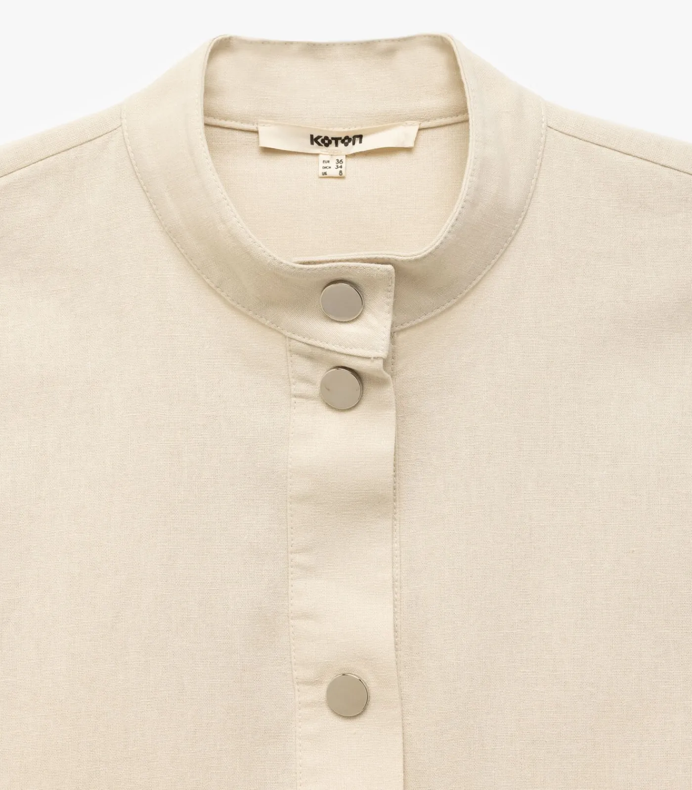 Koton Linen Jacket beige Discount