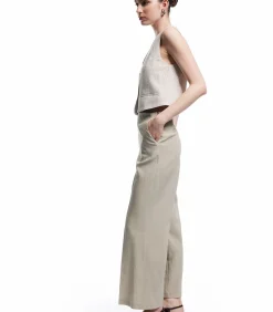 Koton Linen Pants creme Clearance