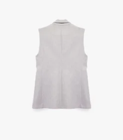 Koton Long Blazer Vest gray Best