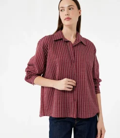 Koton Long Sleeve Shirt bordeaux