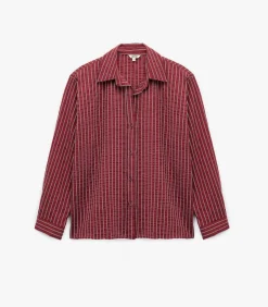 Koton Long Sleeve Shirt bordeaux