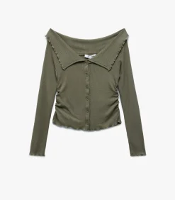 Koton Long Sleeve T-Shirt khaki