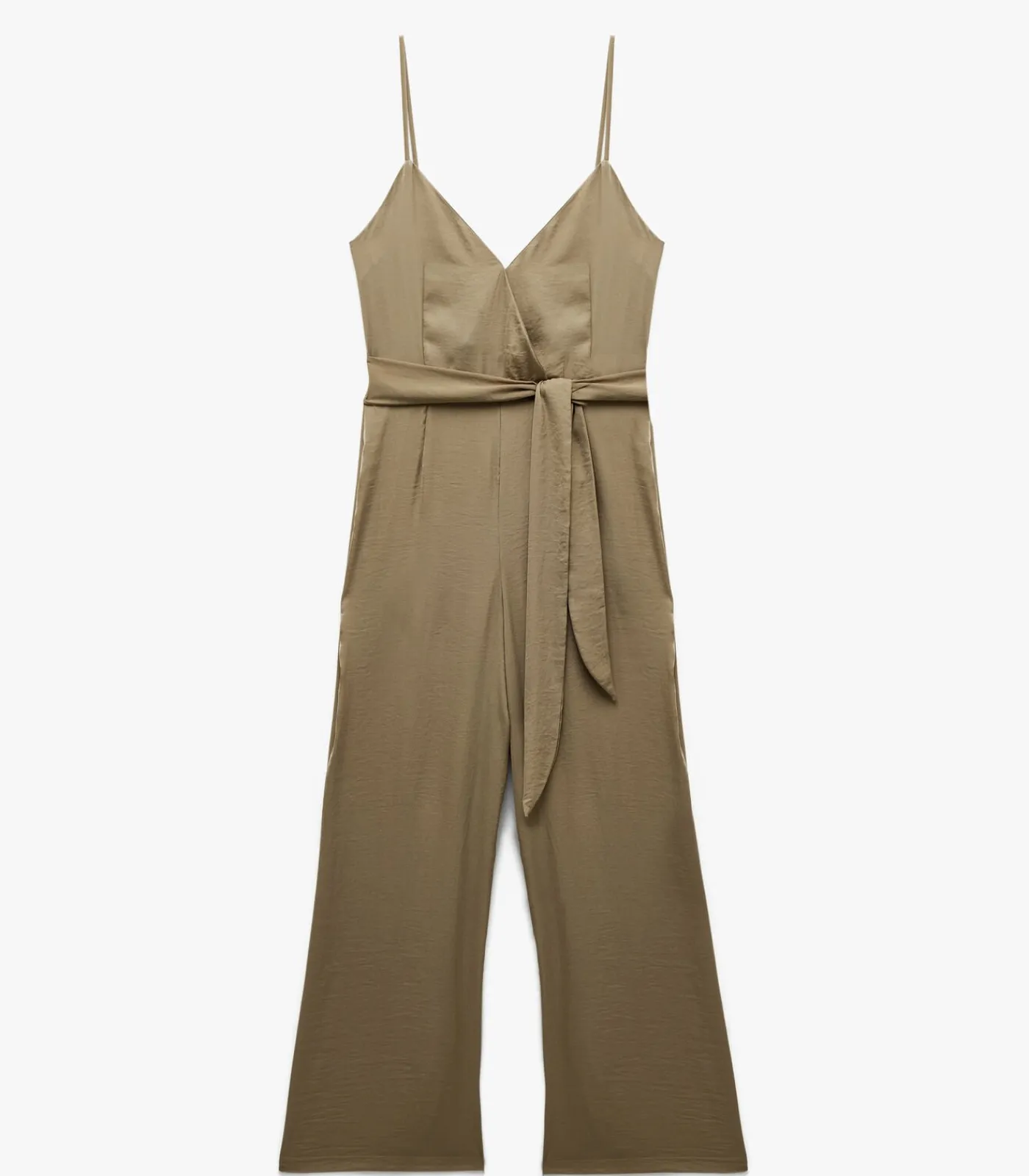 Koton Maxi Satin Jumpsuit green Hot
