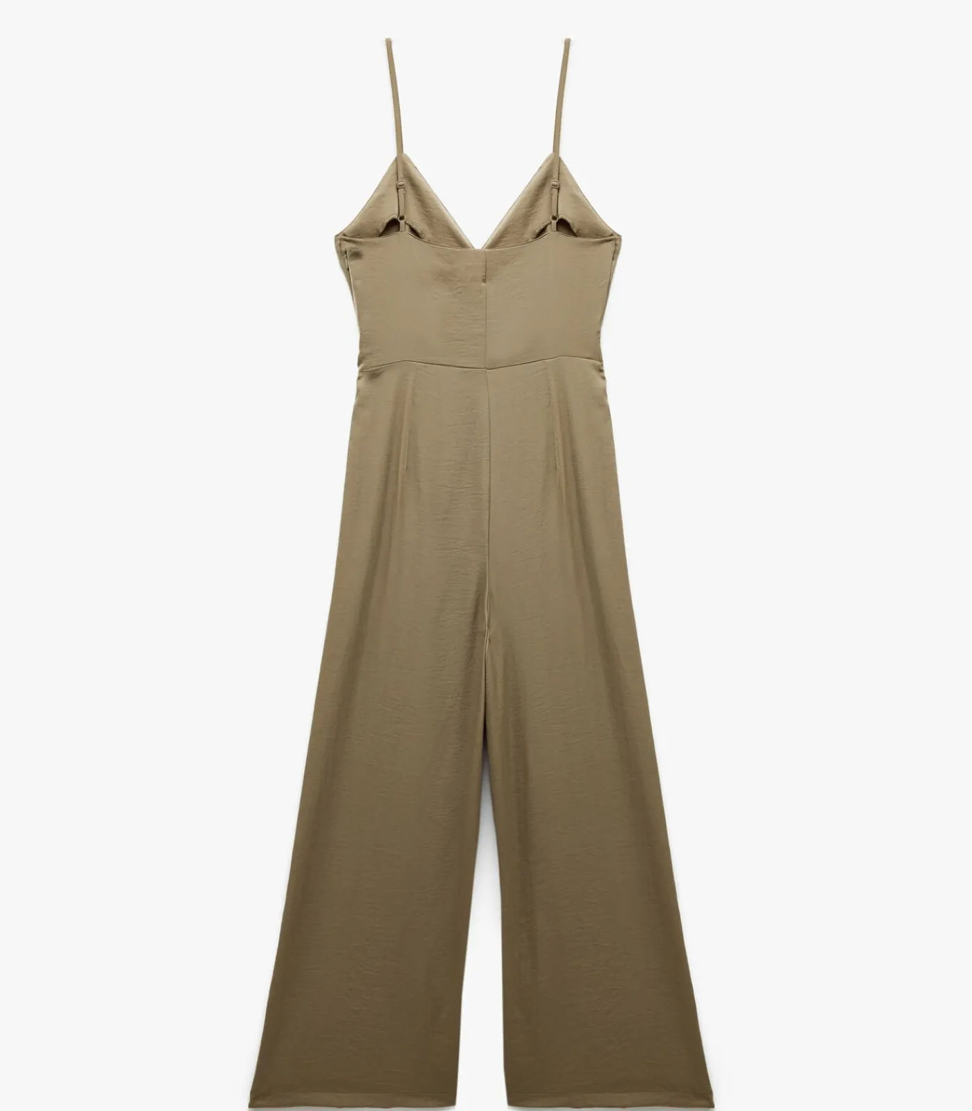 Koton Maxi Satin Jumpsuit green Hot