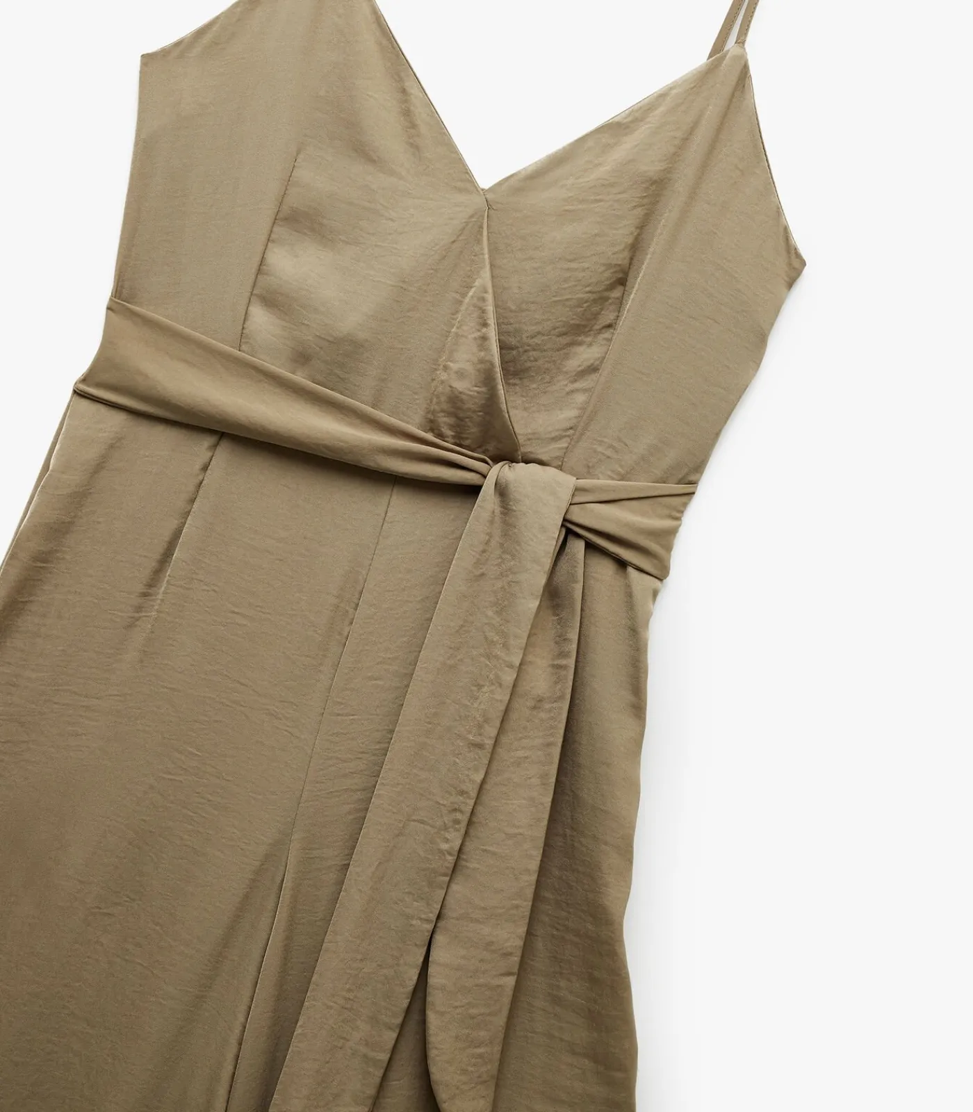 Koton Maxi Satin Jumpsuit green Hot
