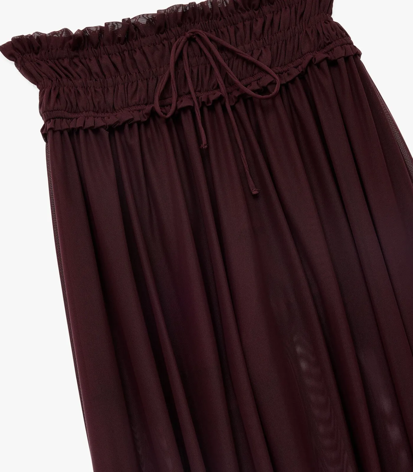 Koton Maxi Tulle Skirt bordeaux Clearance