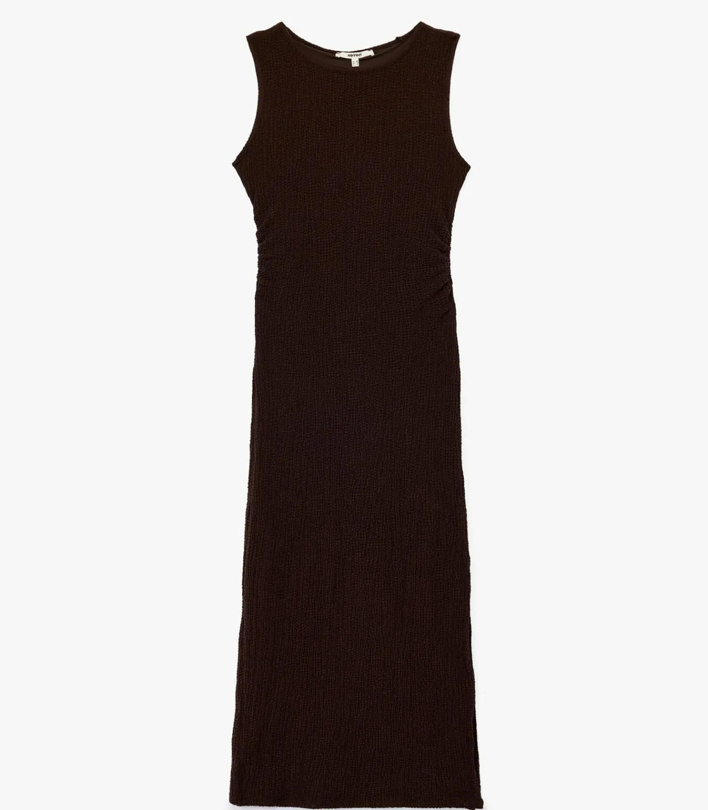 Koton Midi Column Dress brown Discount