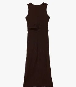 Koton Midi Column Dress brown Discount