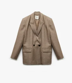 Koton Oversize Blazer Jacket brown