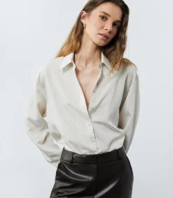 Koton Oversize Shirt beige Sale
