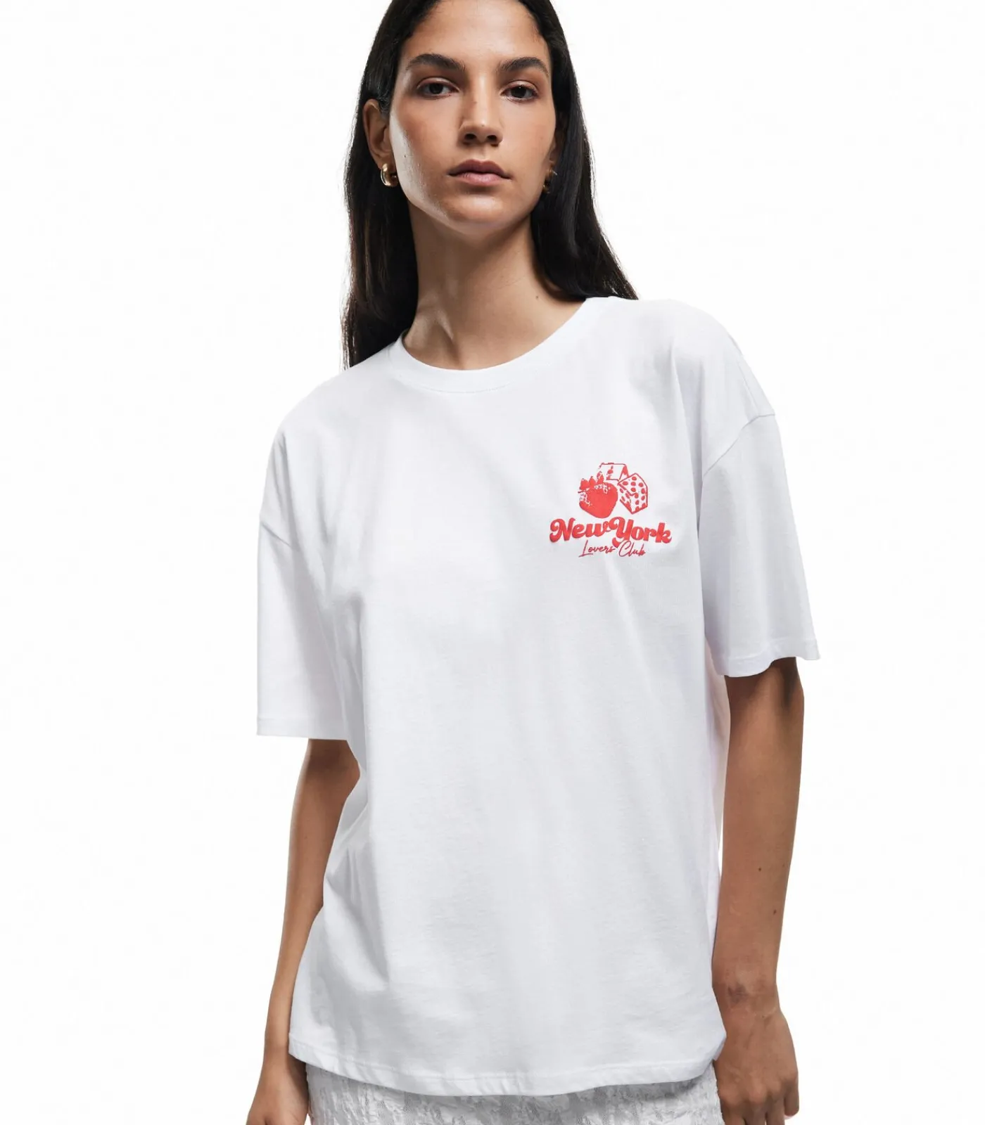Koton Oversize T-Shirt white Online