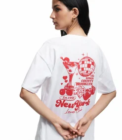 Koton Oversize T-Shirt white Online