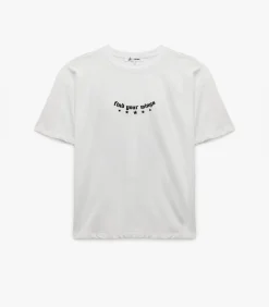 Koton Oversize T-Shirt white Outlet
