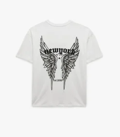 Koton Oversize T-Shirt white Outlet