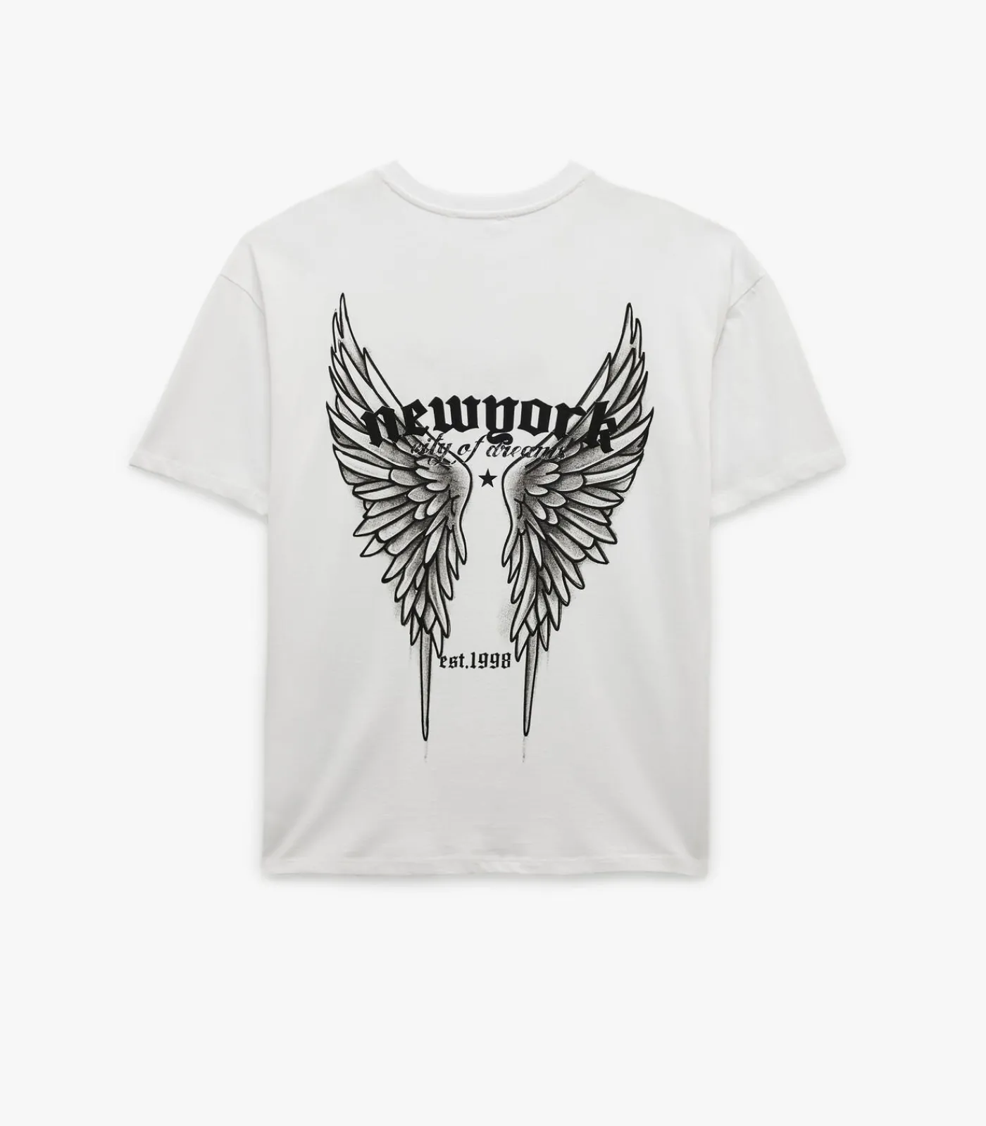 Koton Oversize T-Shirt white Outlet