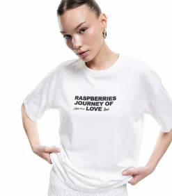 Koton Oversize T-Shirt white Hot