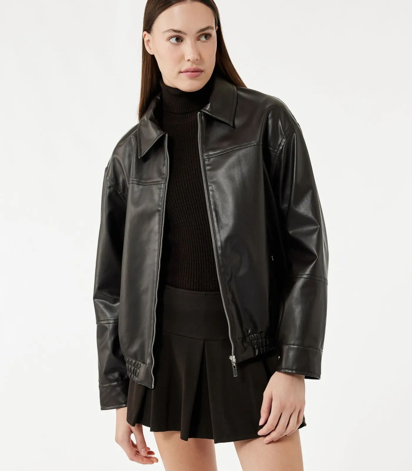 Koton Oversized Jacket brown