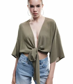 Koton Oversized Kimono khaki