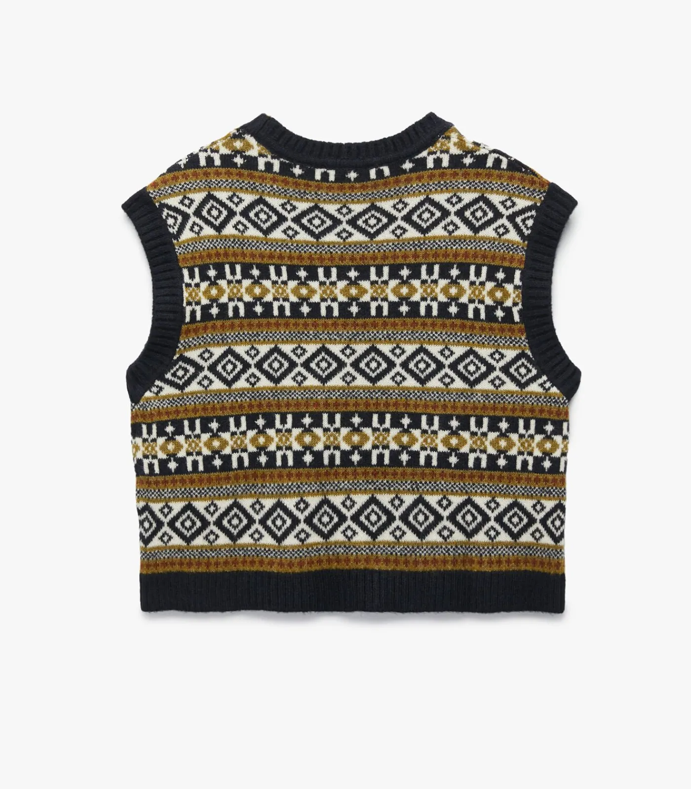 Koton Oversized Knit Vest navyBlue Discount