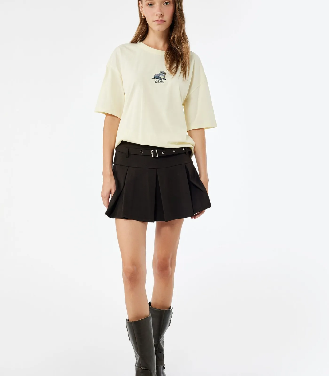 Koton Oversized T-Shirt yellow Hot