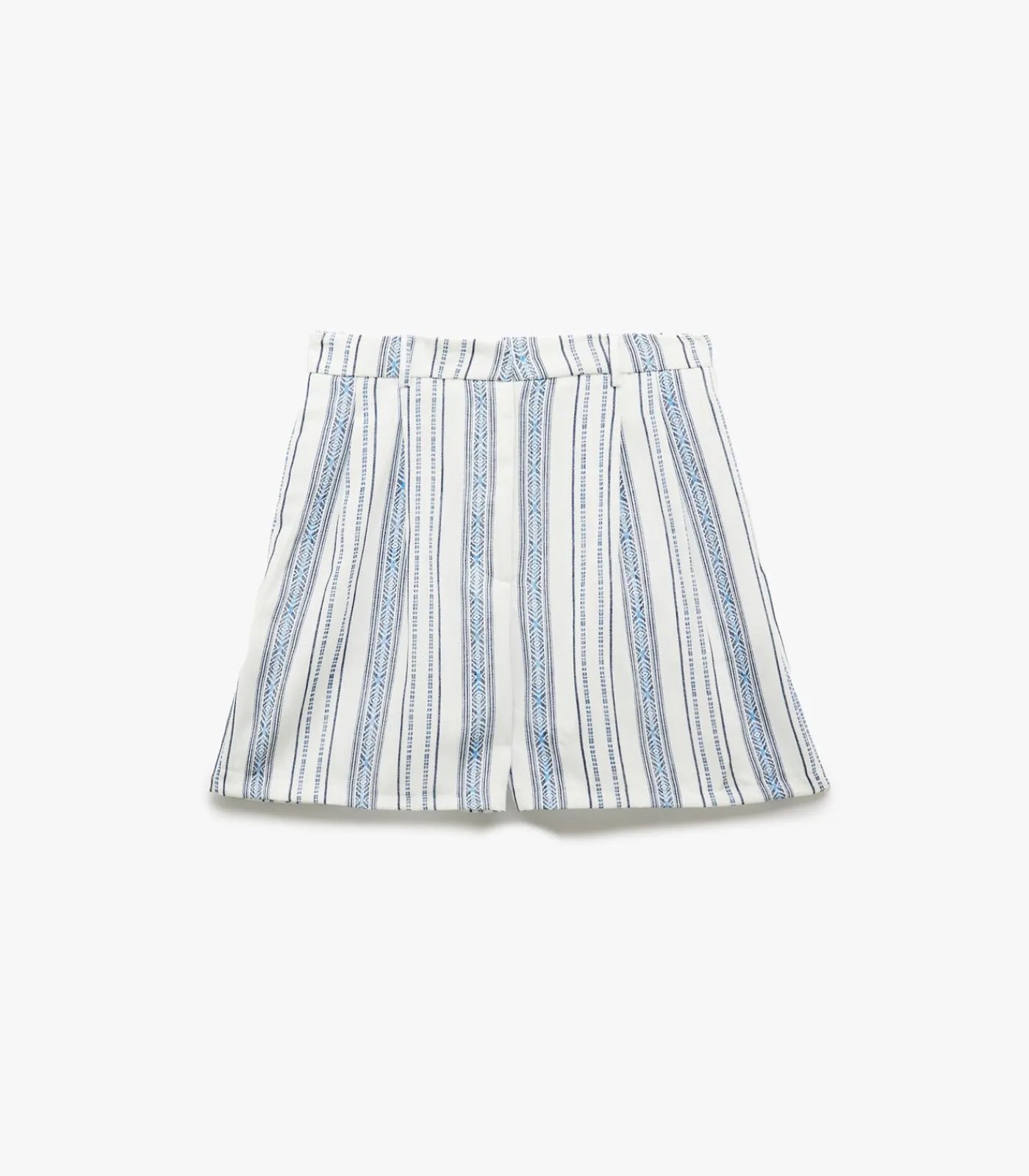 Koton Patterned Mini Shorts blue Discount