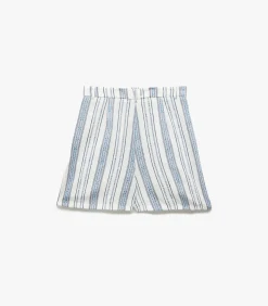 Koton Patterned Mini Shorts blue Discount