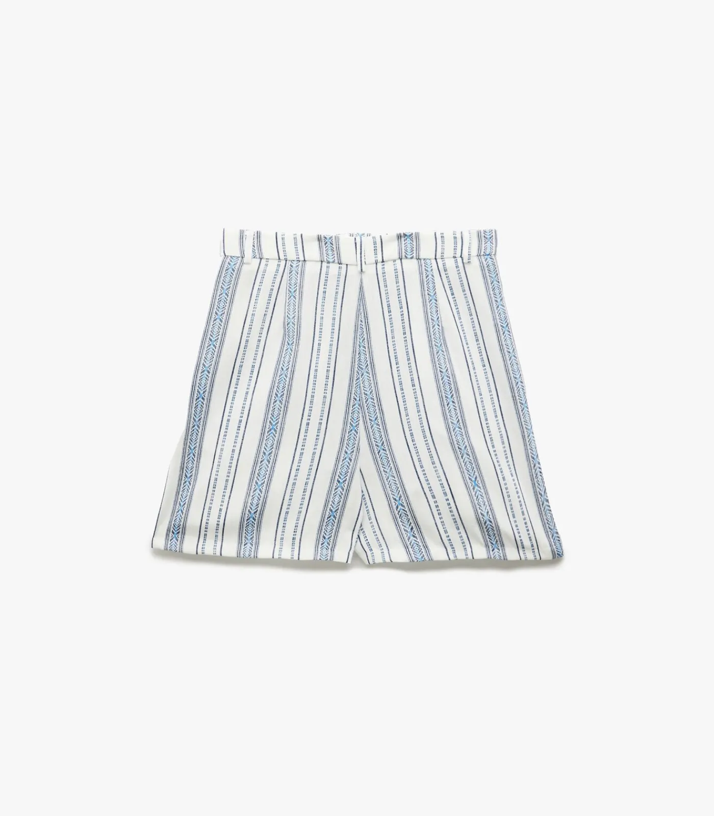 Koton Patterned Mini Shorts blue Discount