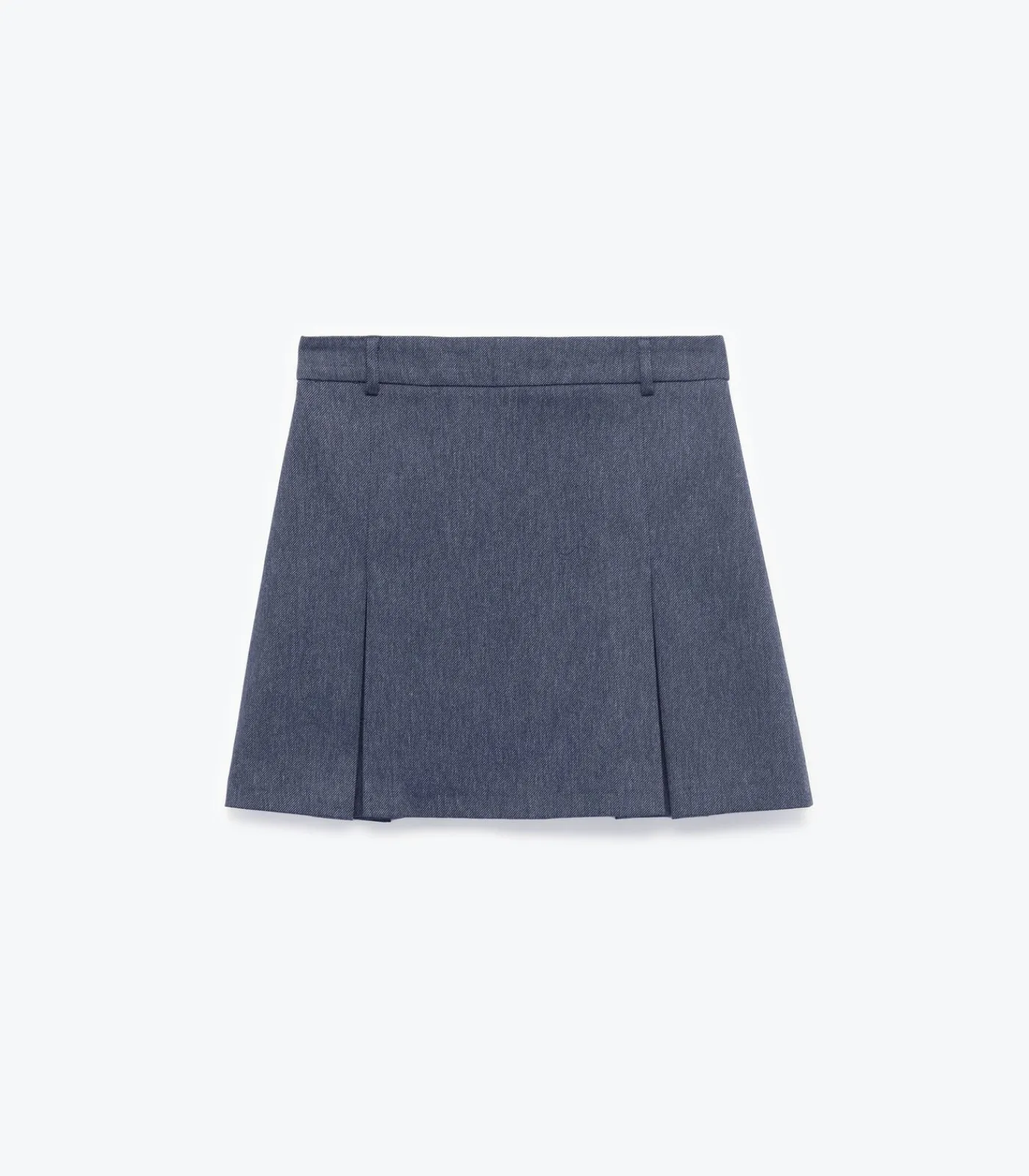 Koton Pleated Mini Skirt navyBlue New