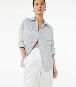 Koton Pocket Detail Shirt white