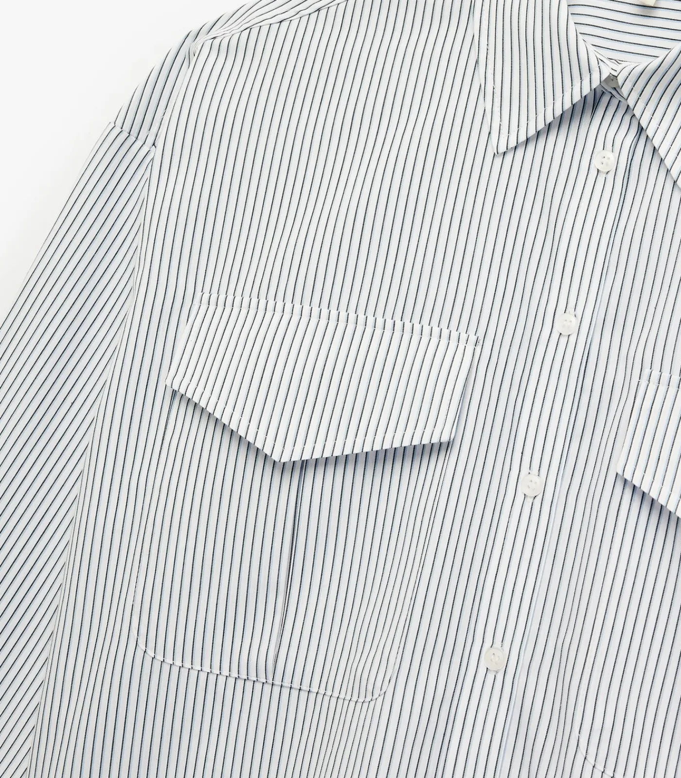 Koton Pocket Detail Shirt white