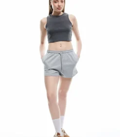 Koton Pocketed Mini Shorts gray Discount
