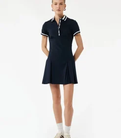 Koton Polo Neck Dress navyBlue Discount