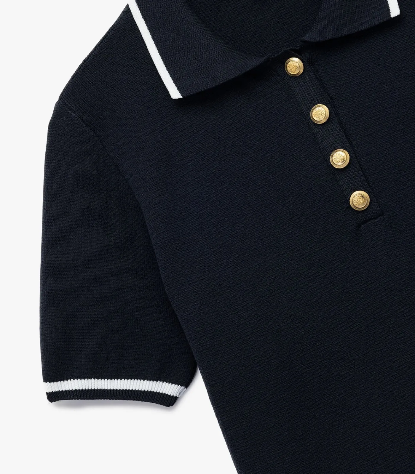 Koton Polo Neck Knit Sweater navyBlue Clearance