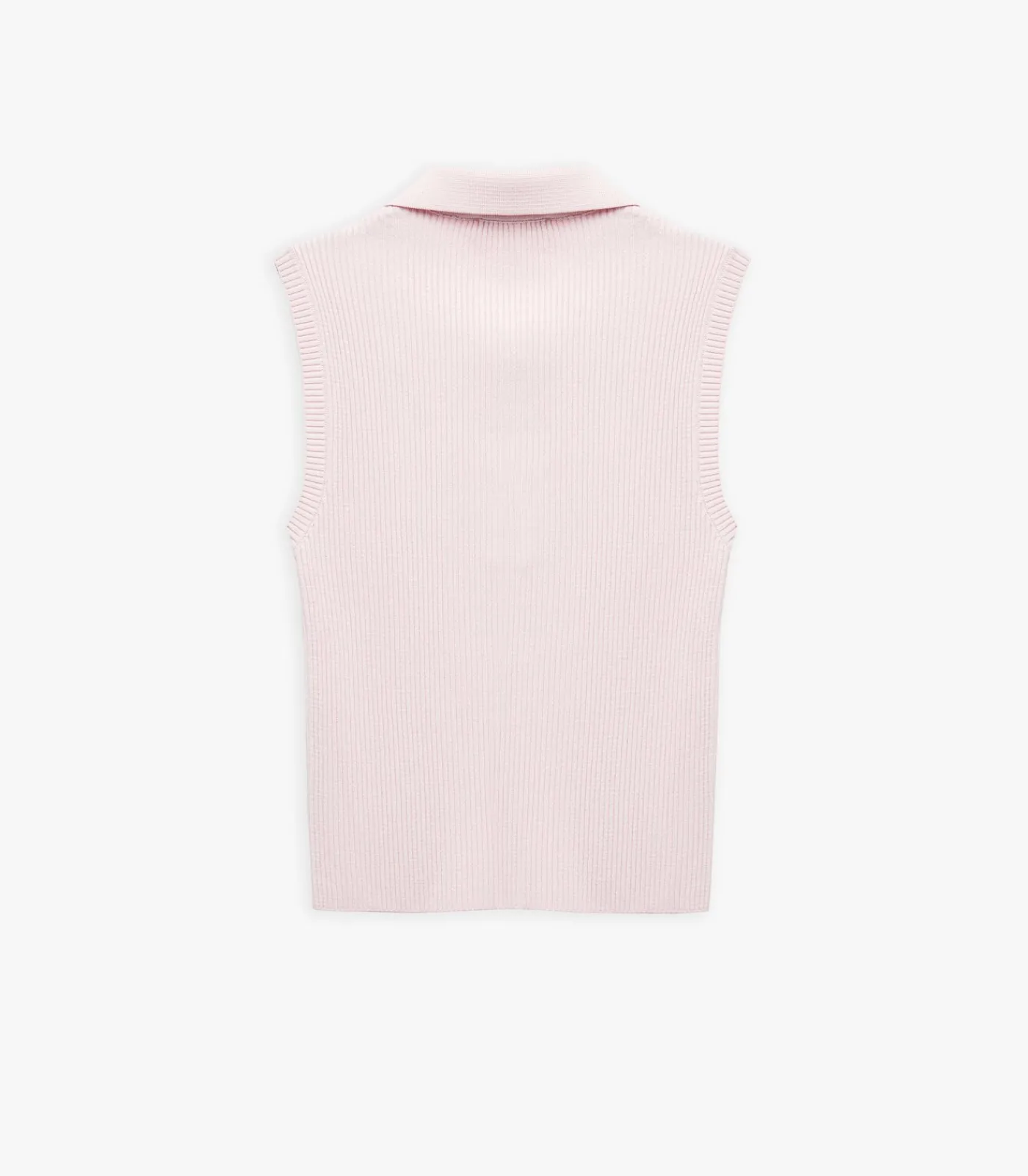 Koton Polo Neck Knit Top pink Online