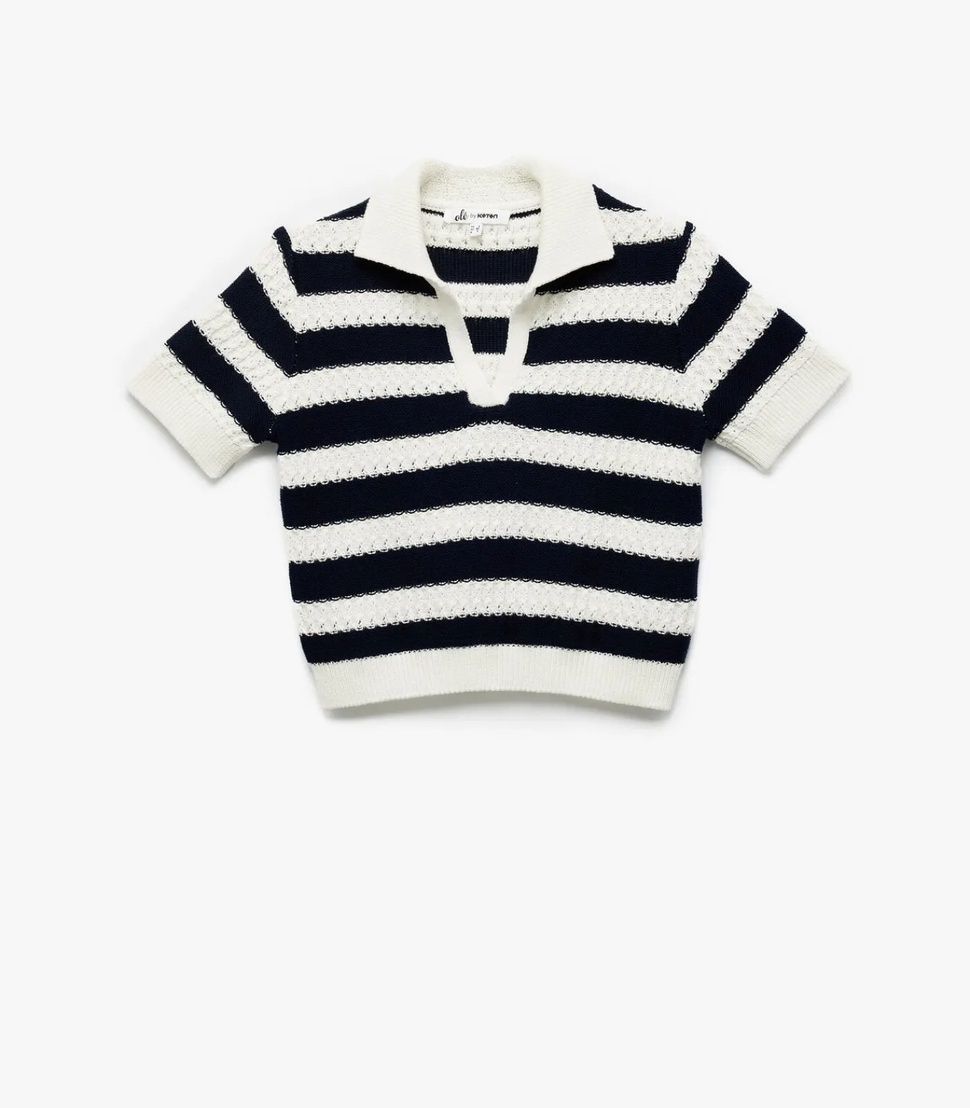 Koton Polo Neck Sweater white Sale