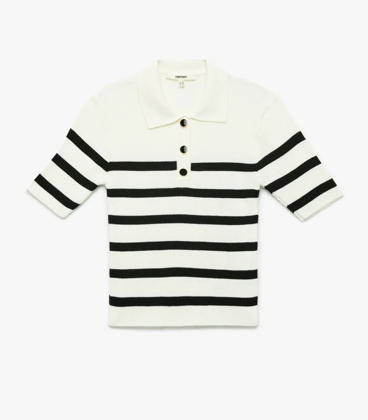 Koton Polo Neck Sweater black Online