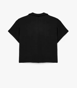Koton Polo Neck T-Shirt black Online