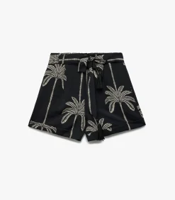 Koton Printed Mini Shorts black Clearance
