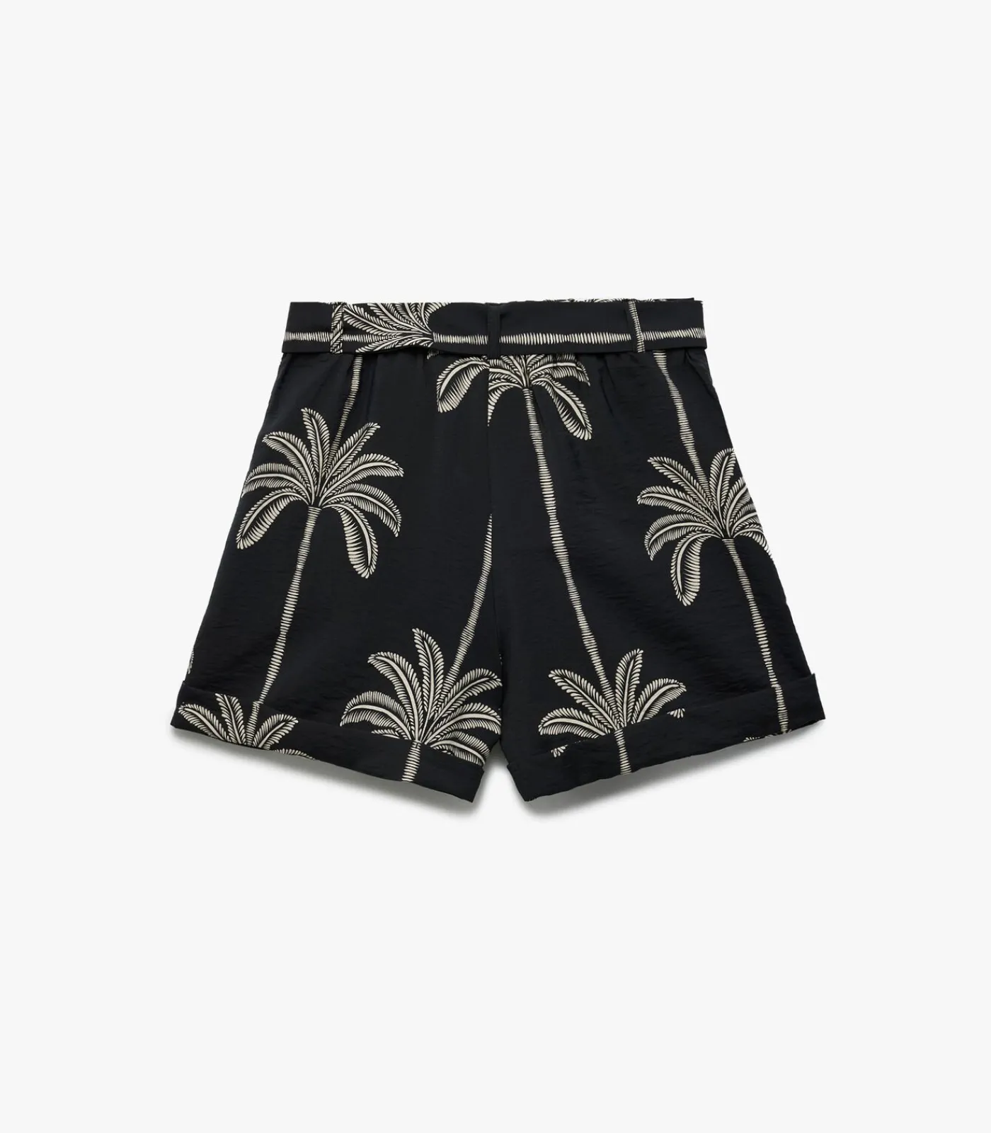 Koton Printed Mini Shorts black Clearance