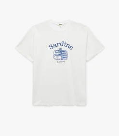 Koton Printed Oversize T-Shirt white Sale