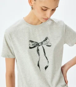 Koton Printed T-Shirt gray Sale