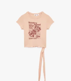 Koton Printed T-Shirt pink Hot