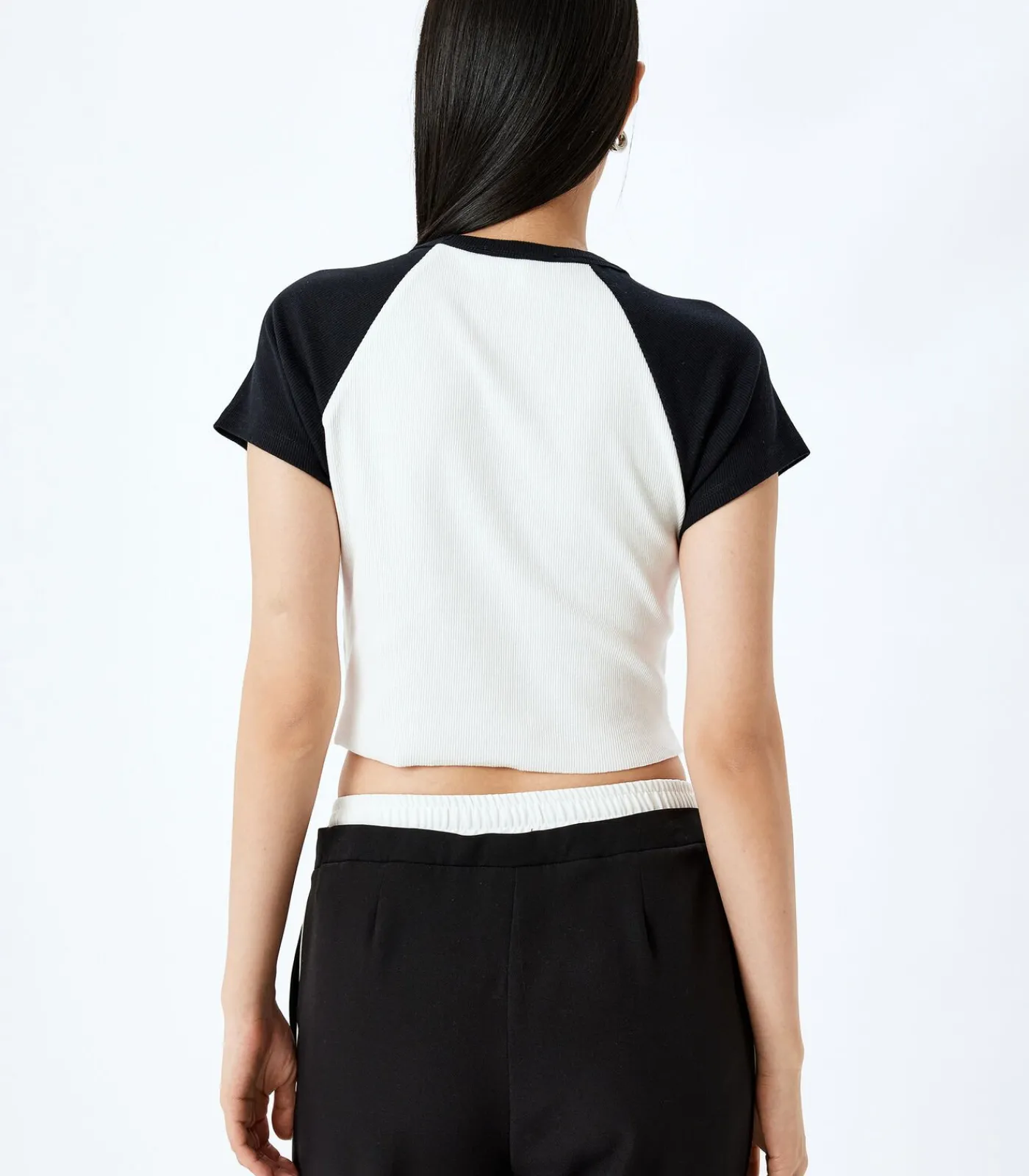 Koton Printed T-Shirt white Discount