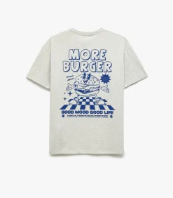 Koton Printed T-Shirt lightGrey Discount