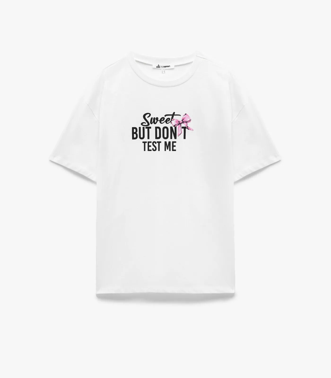 Koton Printed T-Shirt white Sale